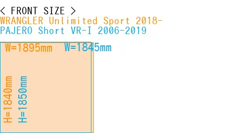 #WRANGLER Unlimited Sport 2018- + PAJERO Short VR-I 2006-2019